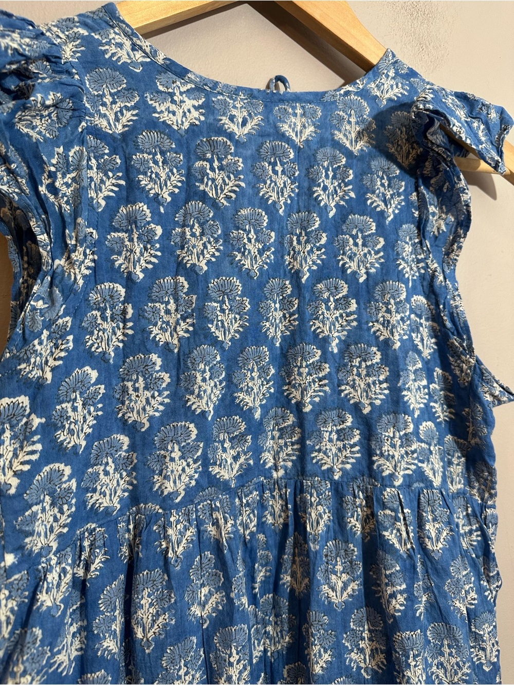 Love Tomas by Emerson Fry Angel Floral Blue Sleeveless Dress XS/S - Picture 3 of 11